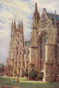 Südwestliches Querschiff und St. Georgs Turm, Kathedrale von Canterbury von William Biscombe Gardner