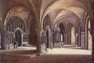 Die Kapelle "Unsere Liebe Frau" in der Krypta, Kathedrale von Canterbury von William Biscombe Gardner