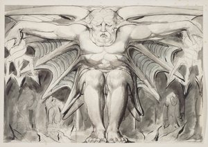 Eine zerstörende Gottheit von William Blake