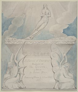Titelblatt für "Das Grab" von William Blake