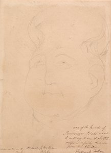 Ein visionärer Kopf von William Blake