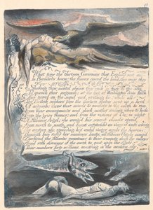 Amerika. Eine Prophezeiung, Platte 15, Zu welcher Zeit die dreizehn Gouverneure.... von William Blake