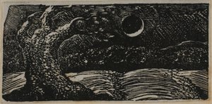 Zerstörter Baum und plattgedrückte Ernten, aus den Pastoralen von Virgil von William Blake