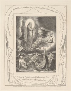 Buch Hiob, Platte 9, Die Vision von Eliphas