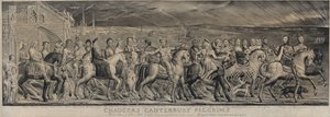 Chaucers Canterbury-Pilger von William Blake