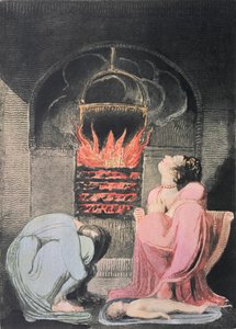 Europa eine Prophezeiung; Hungersnot, 1794 von William Blake