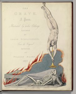 Frontispiz aus "The Grave" von Robert Blair, graviert von Louis Schiavonetti