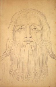 Kopf von Hiob von William Blake