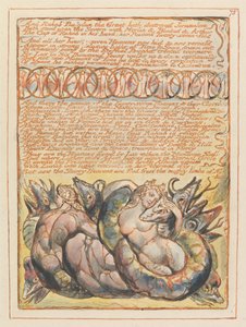 Jerusalem, Tafel 75, Und Rahab Babylon die Große... von William Blake