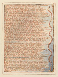 Jerusalem, Tafel 82, Ich habe Jerusalems Stöhnen gehört... von William Blake