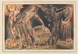 Jerusalem, Schlussvignette (Tafel 100) von William Blake