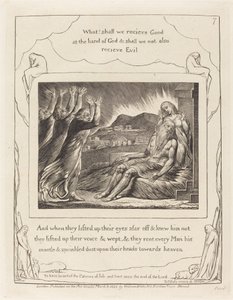 Hiobs Tröster, 1825 von William Blake