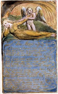 Der Engel: Tafel 41 aus Songs of Innocence and of Experience (Kopie AA) ca. 1815-26