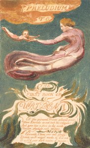 Das erste Buch Urizen, Tafel 2, "Preludium zum Buch Urizen" (Bentley 2a)