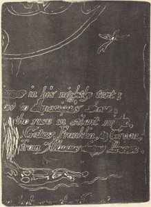 Neudruck aus Fragment der stornierten Platte für "A Prophecy"