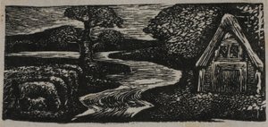 Sabrinas silberner Fluss, aus den Pastoralen von Virgil von William Blake