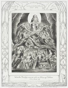 Satan erscheint vor Gott von William Blake