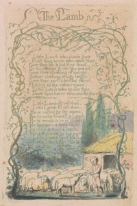 Lieder der Unschuld und der Erfahrung, Tafel 18, Das Lamm (Bentley 8)