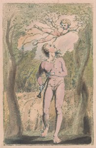 Lieder der Unschuld und der Erfahrung, Tafel 1, Unschuld Frontispiz