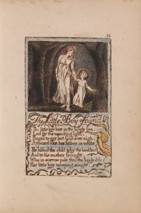 Lieder der Unschuld und der Erfahrung, Tafel 22, Der gefundene kleine Junge (Bentley 14)