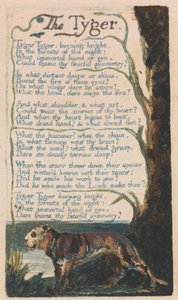 Lieder der Unschuld und Erfahrung, Platte 42, "Der Tiger" (Bentley 42)