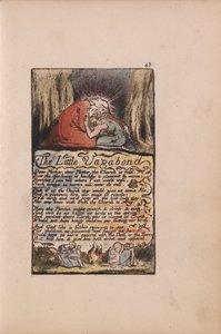 Lieder der Unschuld und der Erfahrung, Tafel 43, Der kleine Vagabund (Bentley 45)
