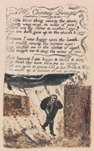 Lieder der Unschuld und Erfahrung, Tafel 45, Der Schornsteinfeger (Bentley 37)