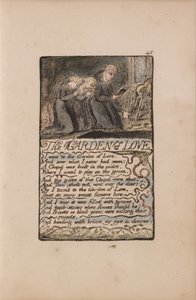 Lieder der Unschuld und der Erfahrung, Tafel 45, Der Garten der Liebe (Bentley 44) von William Blake