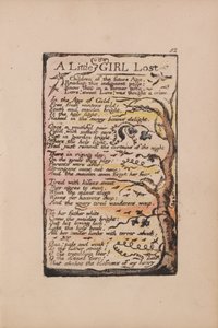 Lieder der Unschuld und Erfahrung, Platte 52, Ein kleines Mädchen verloren (Bentley 51) von William Blake