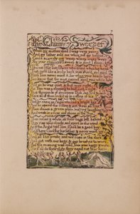 Lieder der Unschuld und der Erfahrung, Tafel 7, Der Schornsteinfeger (Bentley 12)