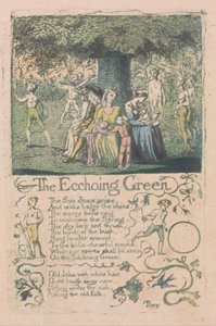 Lieder der Unschuld und Erfahrung, Tafel 8, Das Echoing Green (Bentley 6)