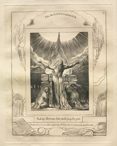 Das Buch Hiob: Pl. 18, Und mein Knecht Hiob wird für euch beten, 1825