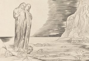 Der Kreis der Verräter, Dantes Fuß trifft Bocca degli Abbate, 1827