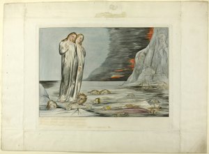 Der Kreis der Verräter; Dantes Fuß tritt Bocca degli Abbate. Inferno, Gesang XXXII