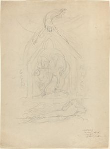 Der Abstieg des Friedens (recto)