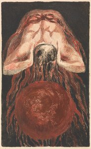 Das erste Buch von Urizen, Tafel 16 (Bentley 17) von William Blake