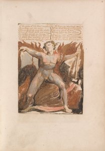 Das erste Buch Urizen, Tafel 17, 8. Die Kugel des Lebensblutes zitterte.... (Bentley 18)