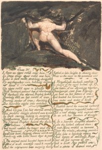 Das erste Buch Urizen, Tafel 9, Kap: IV von William Blake