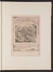 Der Herr antwortet Hiob aus dem Wirbelwind, 1825 von William Blake