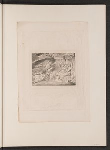 Die Boten berichten Hiob von seinen Unglücken von William Blake