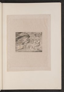 Die Boten erzählen Hiob von seinen Unglücken von William Blake