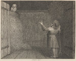 Die Eule und der Bauer von William Blake