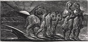 Mit Liedern kehren die fröhlichen Knechte vom Pflug zurück, Illustration aus Dr. Thorntons 