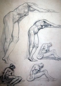Siehe, der Bräutigam kommt, oder Die zehn Jungfrauen, um 1880 von William Blake Richmond
