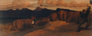 In der Nähe von Via Reggio, wo Shelleys Leiche gefunden wurde von William Blake Richmond
