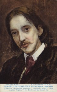 Robert Louis Stevenson (1850-1894), schottischer Schriftsteller, Dichter und Reiseschriftsteller von William Blake Richmond