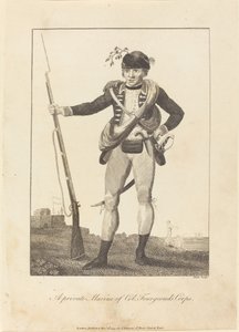 Ein privater Marine des Col. Fourgeoud