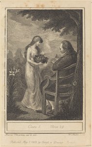 Gesang I, Vers 29 von William Blake after Mary Ann Flaxman