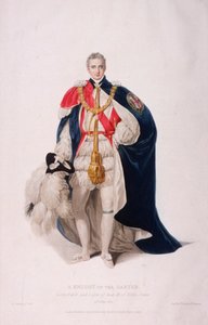 Ritter des Hosenbandordens in zeremonieller Tracht, 1824 von William Bond