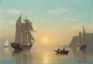 Sonnenuntergang in der Bucht von Fundy, ca. 1860